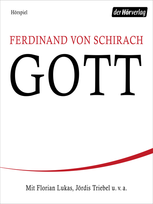 Title details for GOTT by Ferdinand Schirach - Wait list